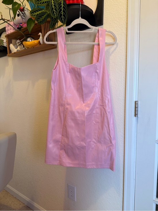 Show Me Your MuMu Dresses & Skirts - Show Me Your Mumu - Pink Faux Leather Mini Dress, L